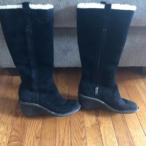 UGG Black Suede Boots